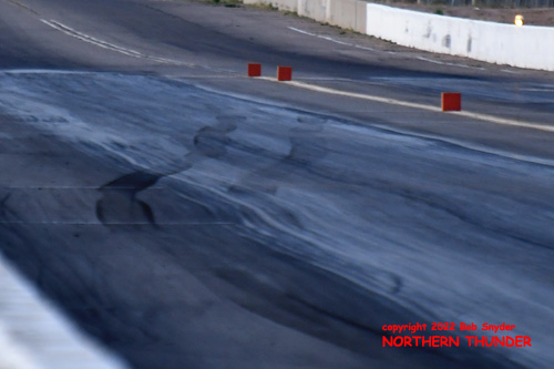 Kevin Knowles tire tracks